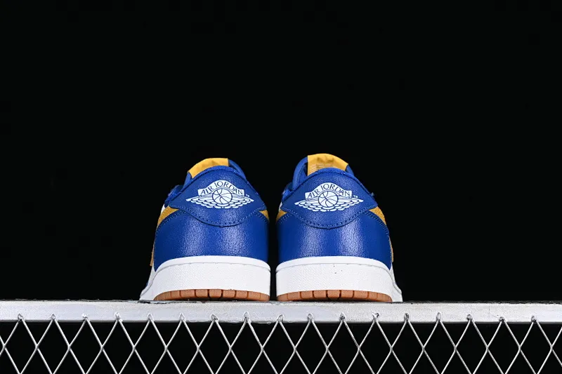 All categories Air Jordan Jordan series basketball shoes Air Jordan 1 Low Z version Air Jordan 1 Low AJ1 Joe 1 white blue yellow hook burst pattern low-top cultural and leisure sports sneakers DZ0792-103